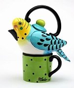 Blue Parakeet Tea For One