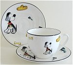 Tall Dog  Jumbo Tea Cup