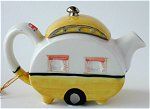 Yellow Trailor Teapot