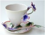 Sage Teacup and Saucer